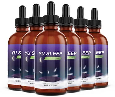 Yu Sleep 6 Bottles Supply Mockup